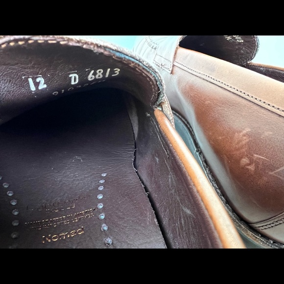Allen Edmonds "NOMAD" Men’s Brown Leather PENNY Loafers Size 12 D 6813 - Picture 12 of 12